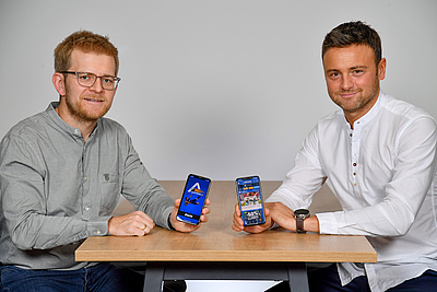 IT-Chef Mag. Michael Lattner (links) und Geschäftsführer Dr. Thomas Arnitz © Harald Dostal