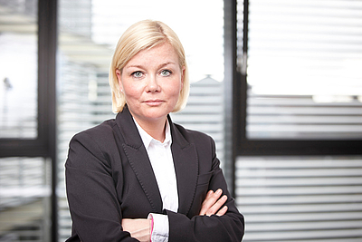 Simone Schiffgens, Vorstandsmitglied Finanzen, Verwaltung, Personal © ams.Solution AG