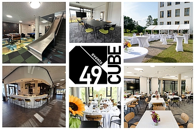 : Im CUBE49 sind verschiedenste Veranstaltungen möglich. © COUNT IT Group
