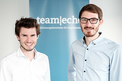 Die TeamEcho Gründer: David Schellander und Markus Koblmüller © TeamEcho