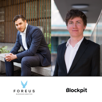 Foreus-CEO Stefan Embacher und Blockpit-CEO Florian Wimmer © Foreus; Blockpit