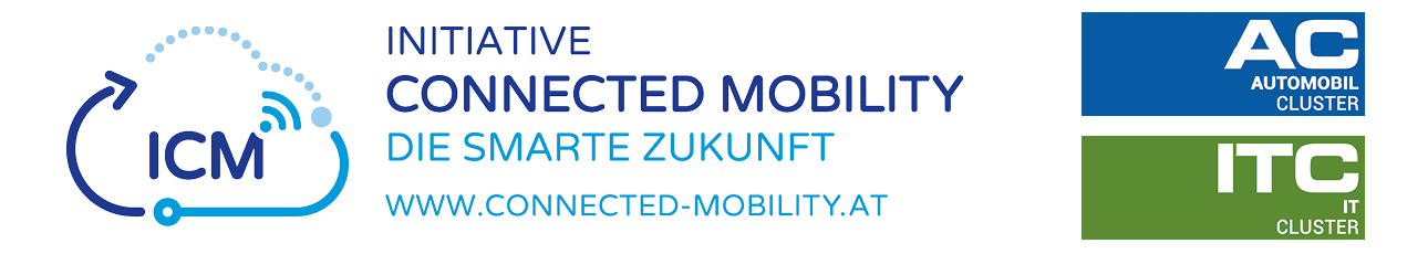 Initiative Connected Mobility Header mit Logos